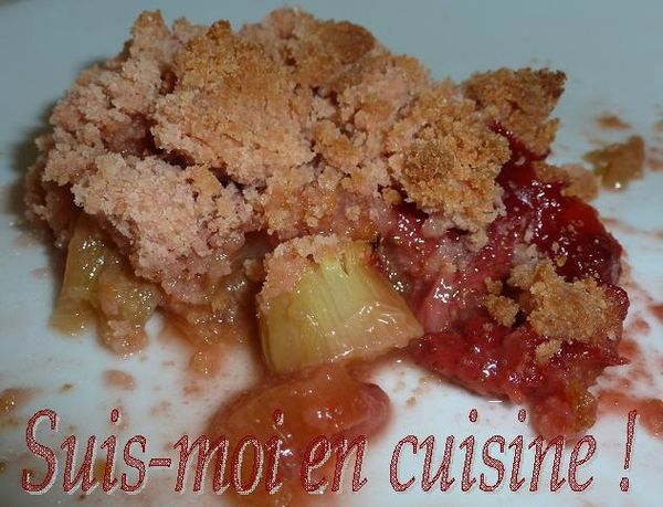 Crumble fraise rhubarbe 15