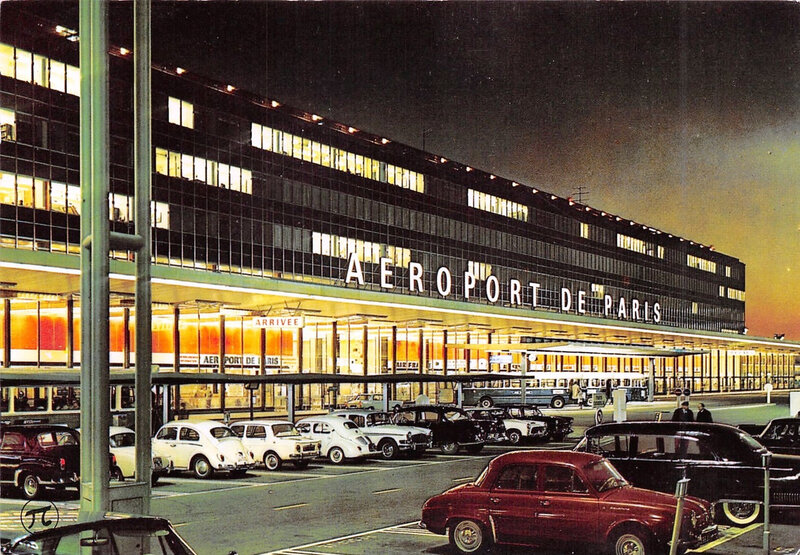 CPM Orly Aéroport Entrée aérogare
