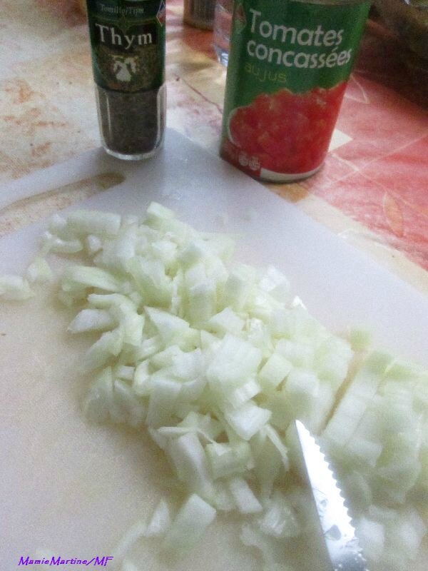 Crumble de courgettes