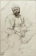 Marocain assis (Wahner Heide) 1870