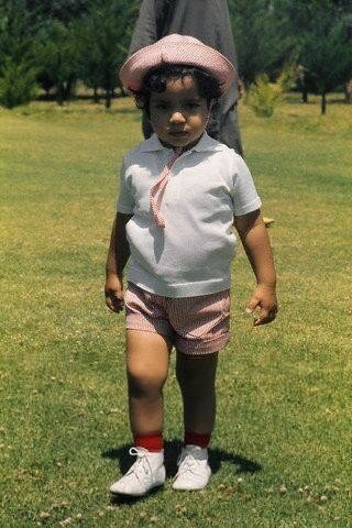 Prince at golf court at age of 2, France