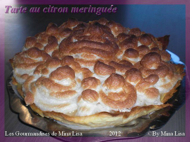 tarte au citron meringuée