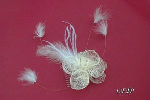 peigne fleur sisal