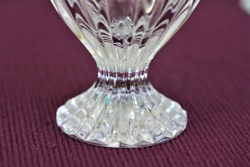 Moutardier en cristal Baccarat Massena