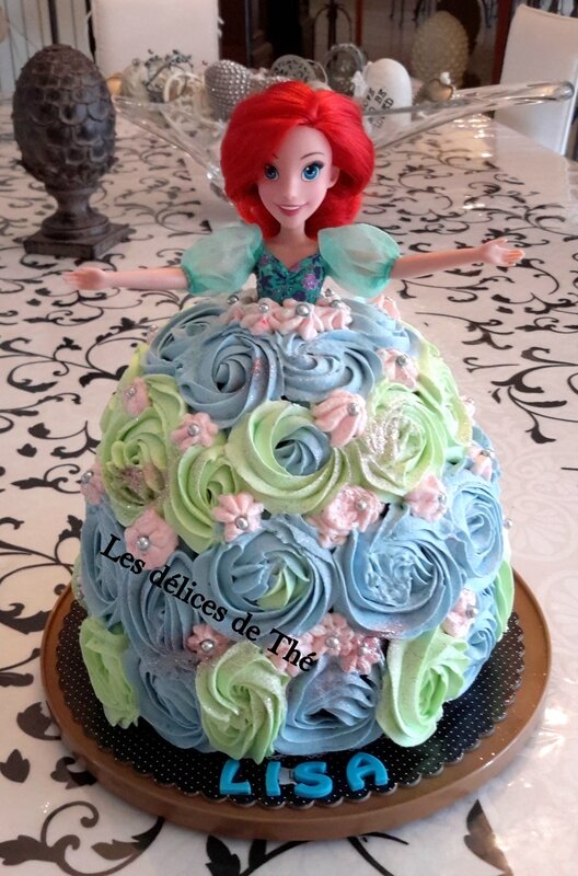 Gâteau Poupée Ariel 11 02 17 (7)