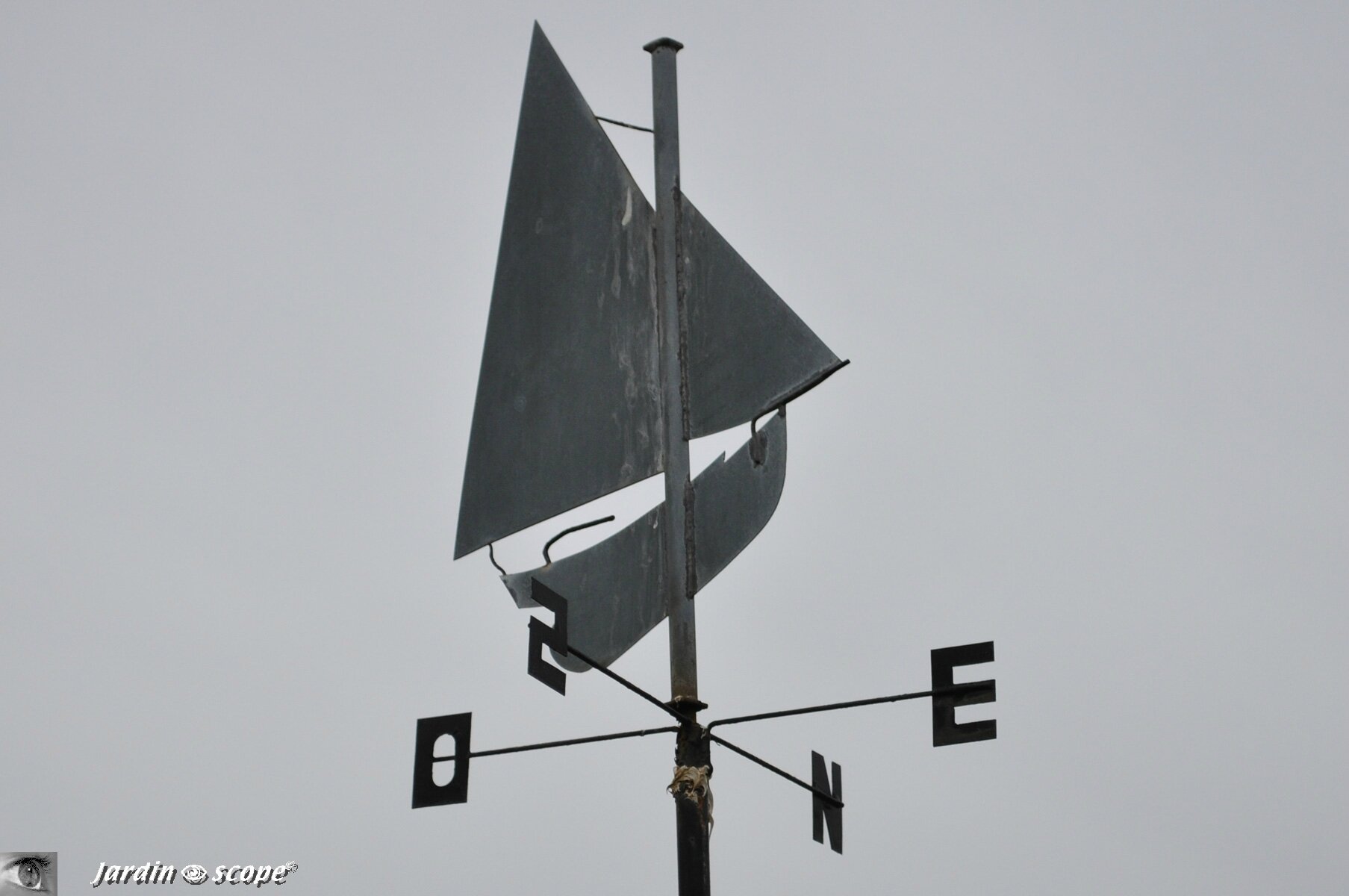 Girouette bateau à voile (Bretagne)