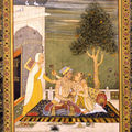 Jahangir with a Lady. By a Hyderabad artist, <b>circa</b> <b>1760</b> A.D.. 