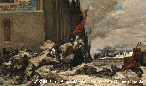 Clairin, L'incendie des Tuileries, épisode de la Commune)