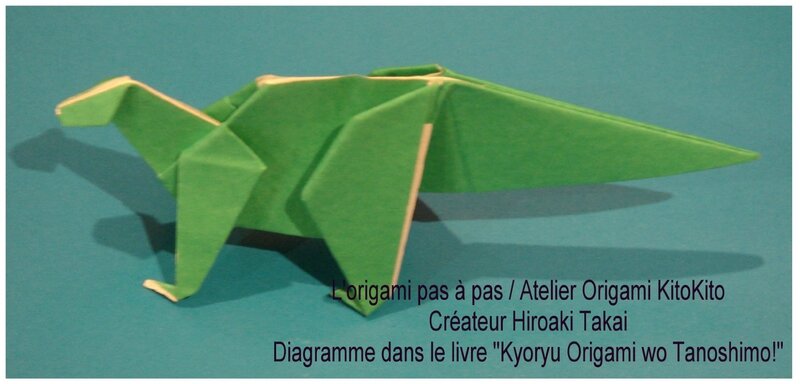 Atelier Origami KitoKito Iguanodon