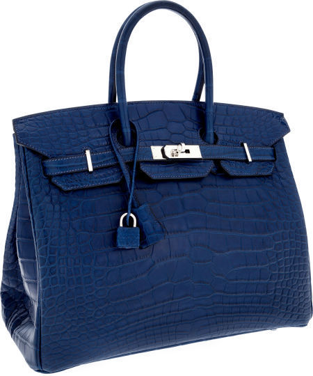 Blue crocodile hermes birkin handbag hotsell