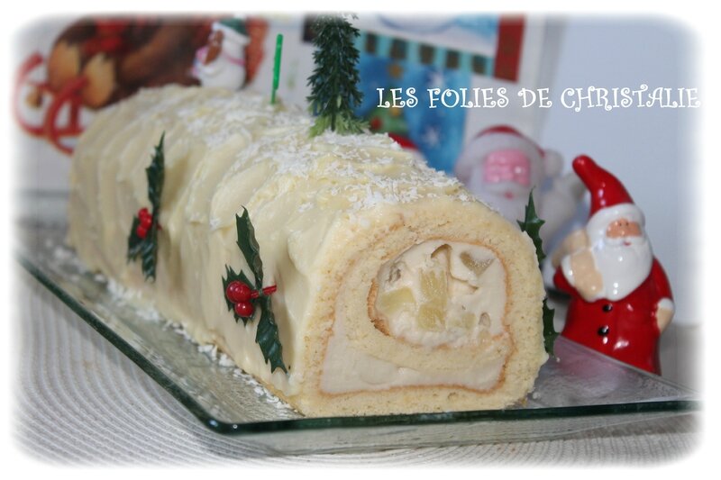 Bûche ananas 1
