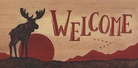 Moose Welcome by Becca Barton