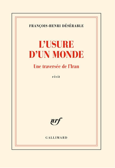 L'Usure d'un monde