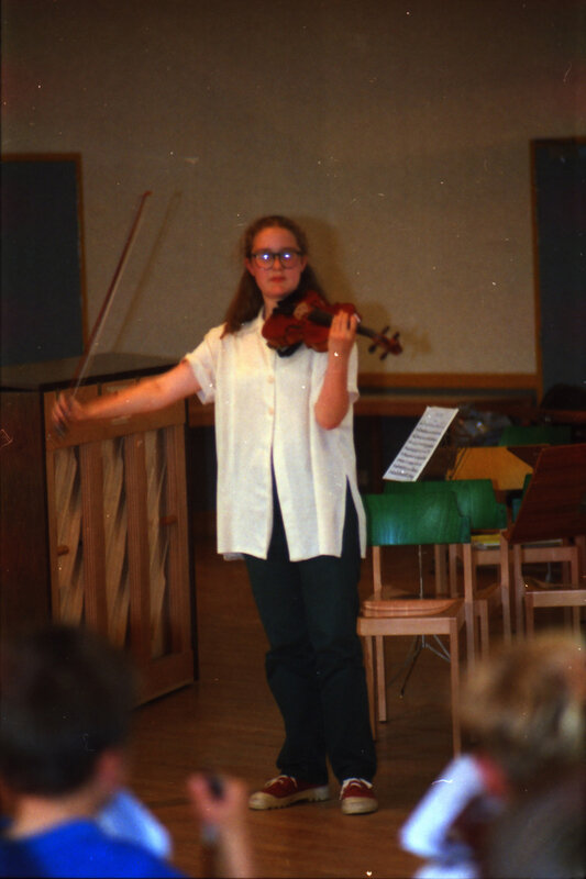 P 95 20 Stage de violon à Sablé - La Cantonade - Fête de l'école St-Exupéry 01