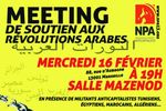 affiche NPA révolutions arabes