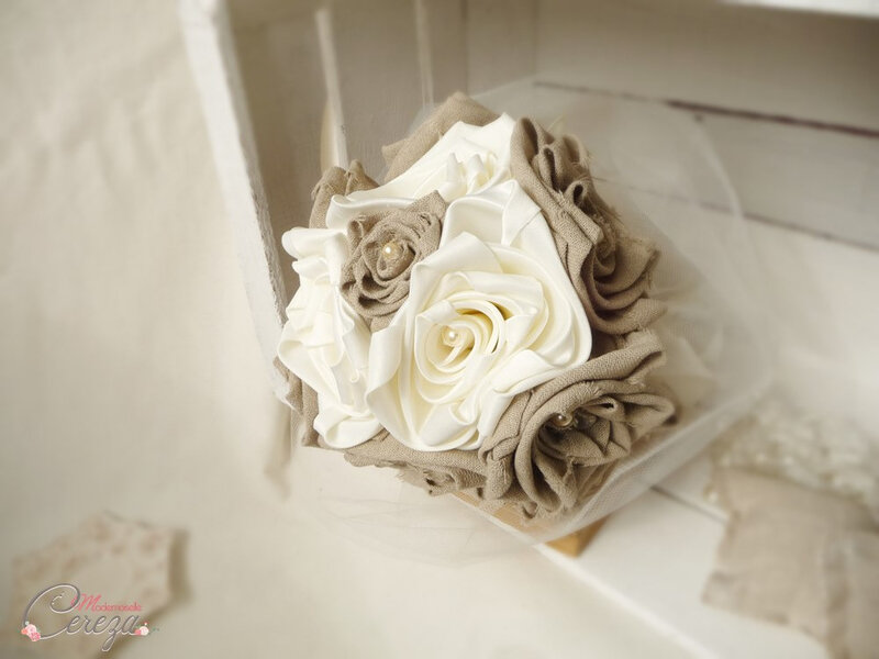 bouquet fleurs de lin beige ivoire Manon Melle Cereza Cindy 3