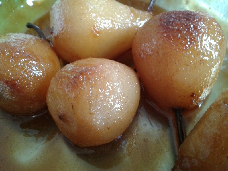 POIRE au four ( du chef Custos)