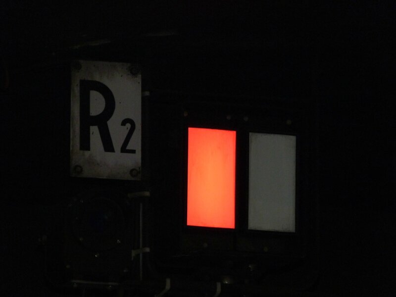 Jeux de lumière dans le métro