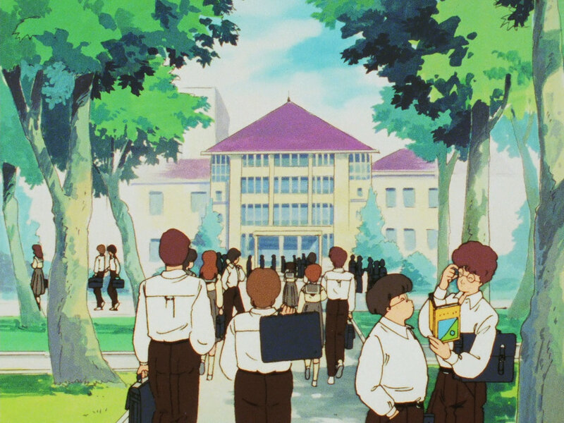 Canalblog Japon Anime Kimagure Orange Road Décors Lycée Episode25 02