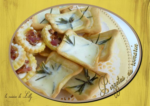pizzetas au romarin