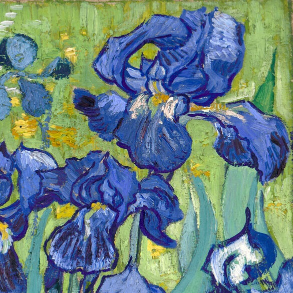 Van Gogh iris détailw
