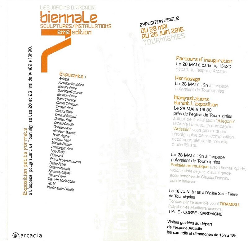 Invitation Biennale 2016 Verso