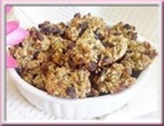 biscuits aux flocons d'avoine et fruits secs
