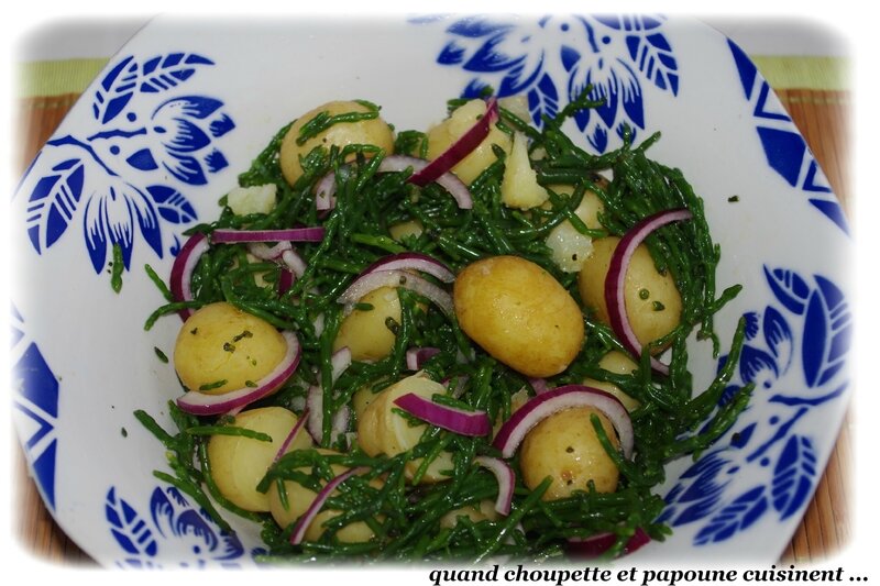 salade de pommes de terre grenailles à la salicorne-9611
