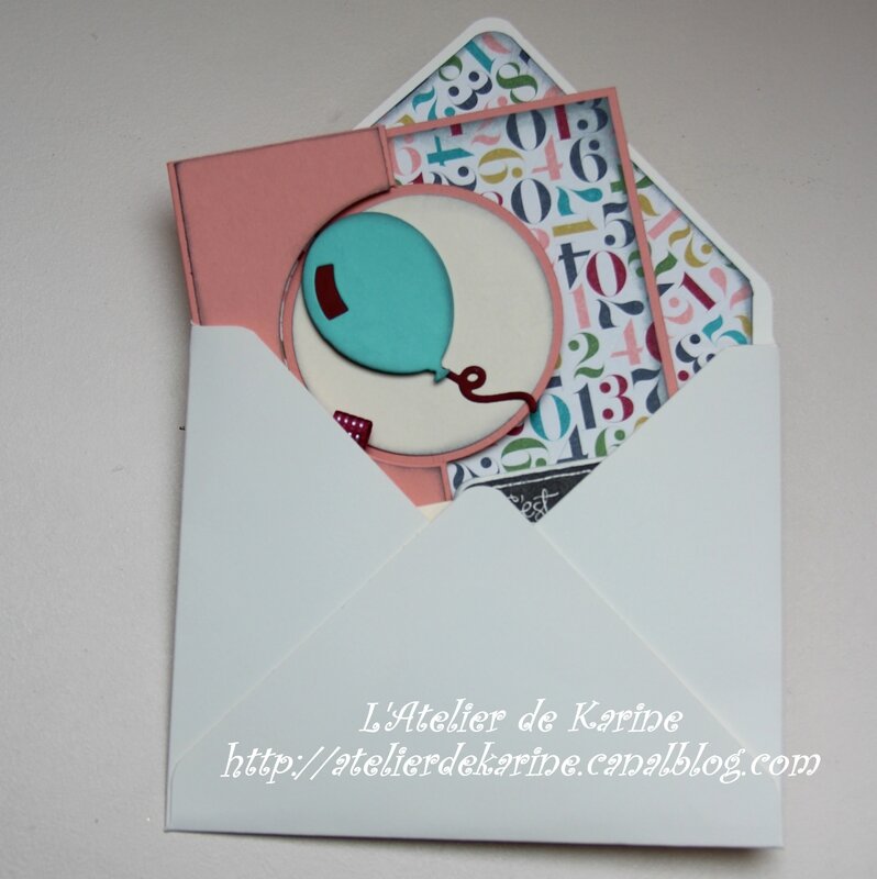 carte thinlits et planche insta'enveloppe - anniversaire de Celia 3