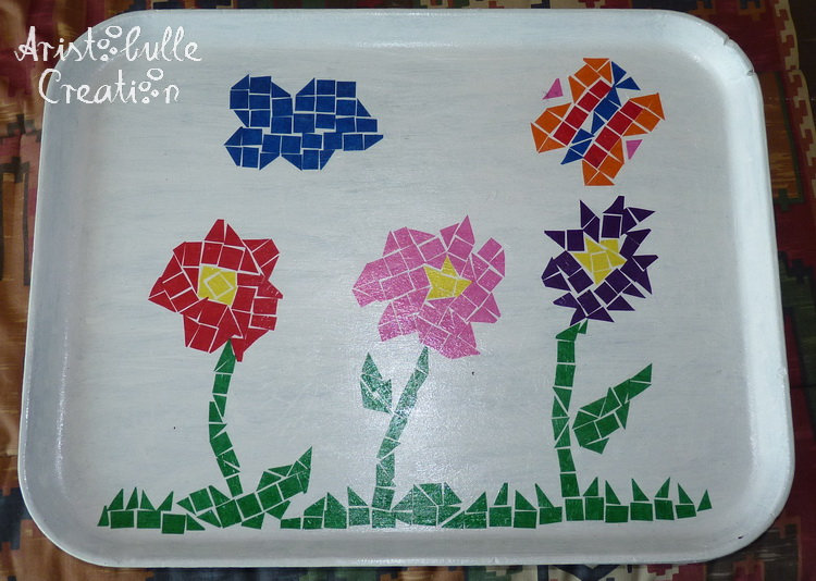 plateau façon mosaïque - janvier 2011