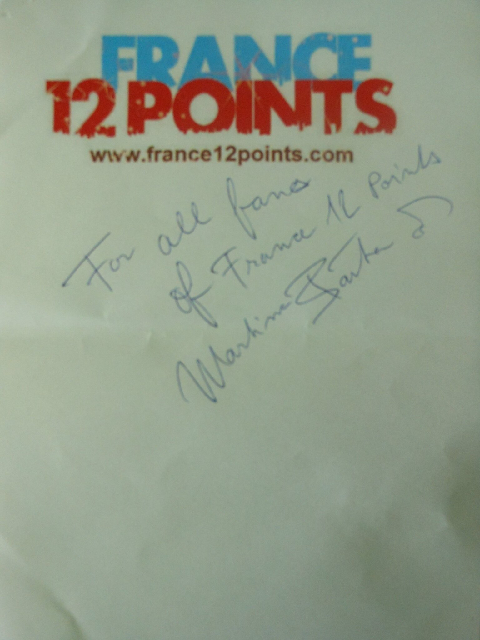 683 - Autographe Martina Barta