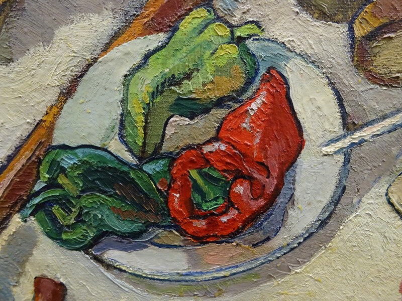 Nature morte aux poivrons - detail - Bobichon