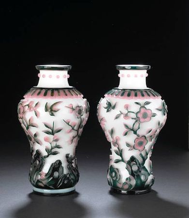 A_pair_of_two_color_overlay_glass_vases