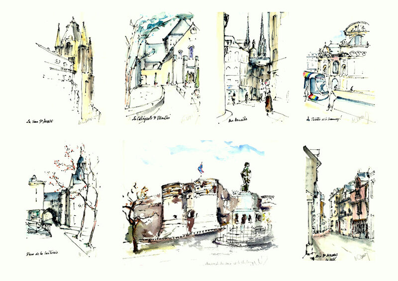Angers promenade