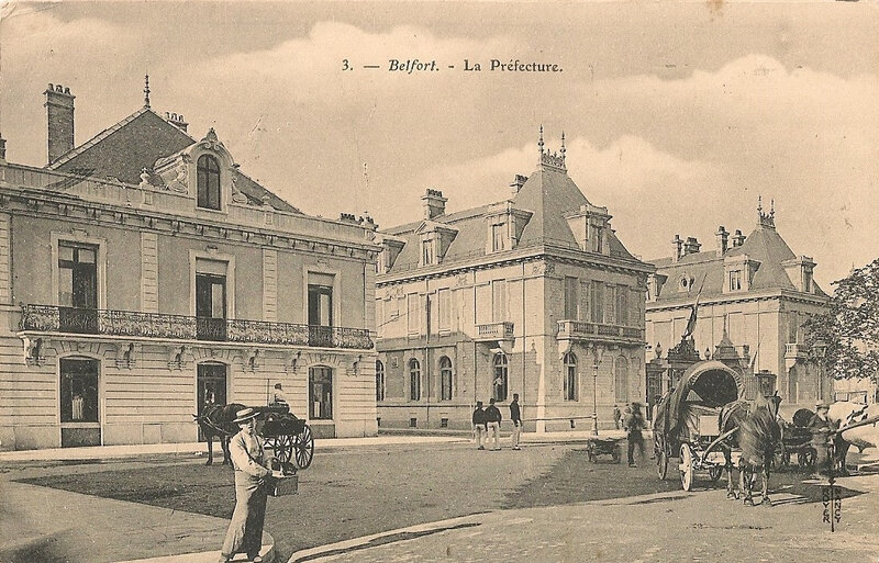 Belfort CPA Place République Préfecture Cercle Militaire