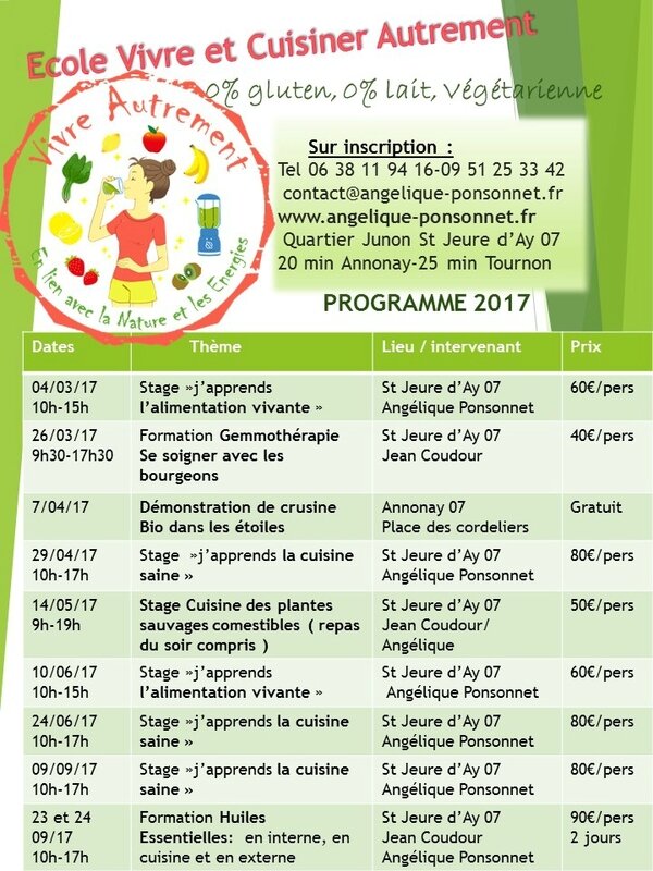 Programme vivre autrement 2017