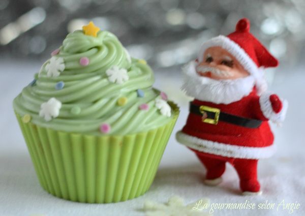 cupcakes noel sapin chocolat