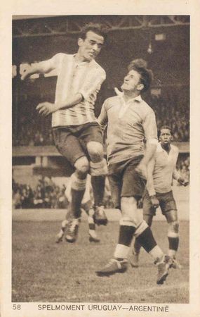 CPA Match Foot Uruguay Argentine 1928