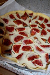 recettes Tarte aux figues et crème damandes