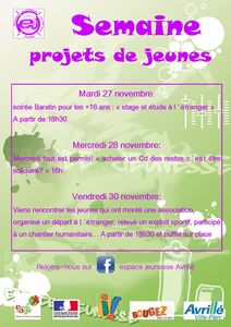 affiche semaine projet