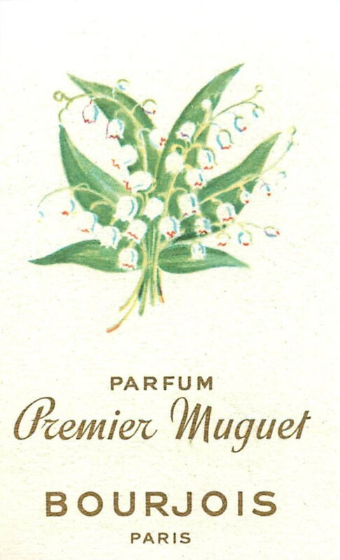 Carte parfumée Muguet Bourgeois Paris