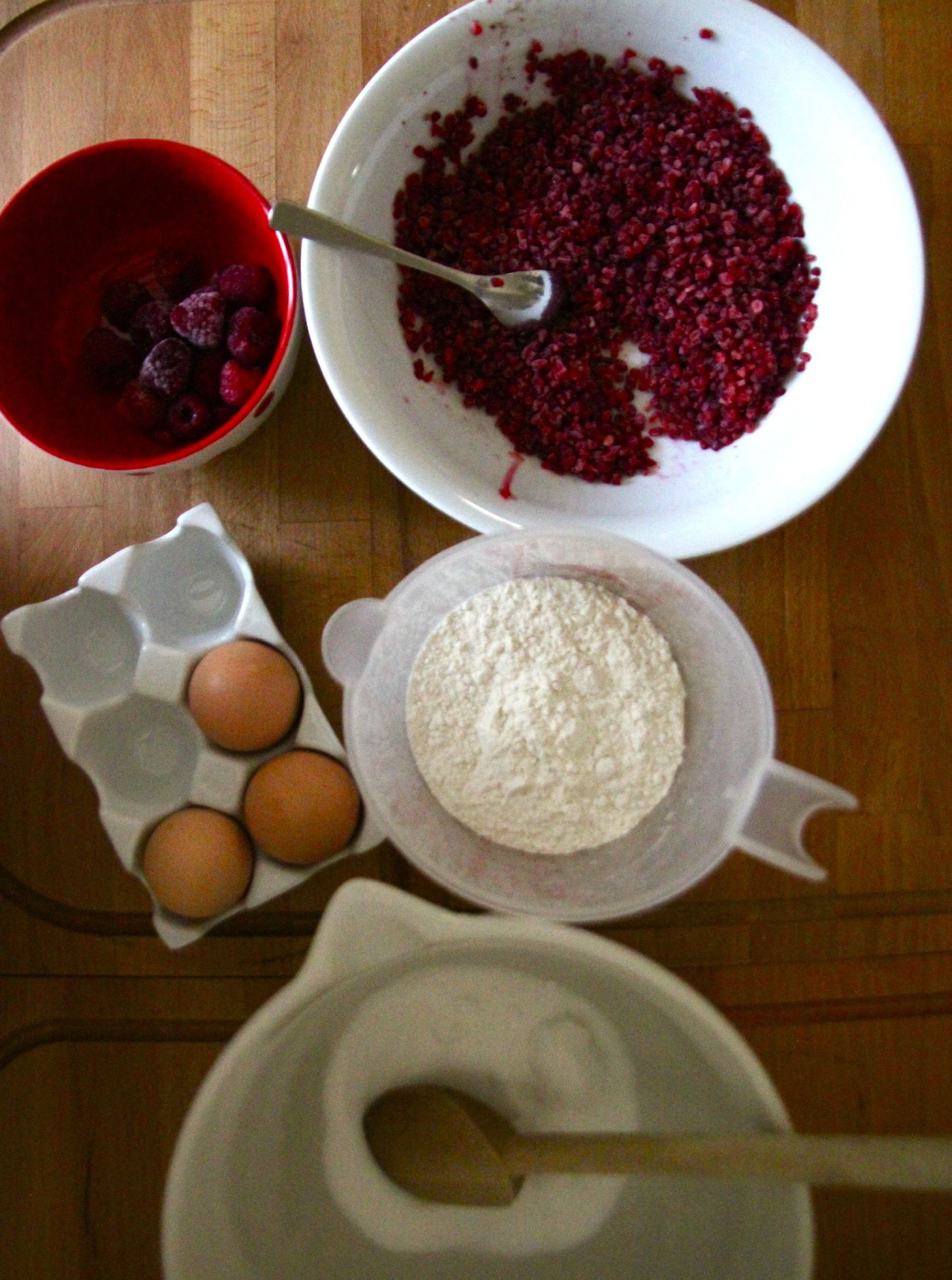 Cake aux framboises