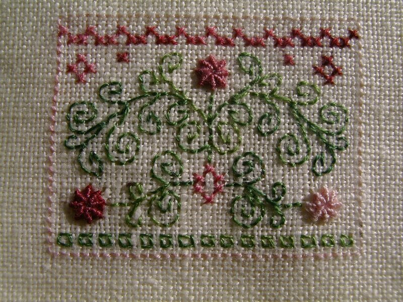 détail broderie