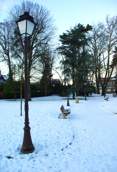 Franconville sous la neige