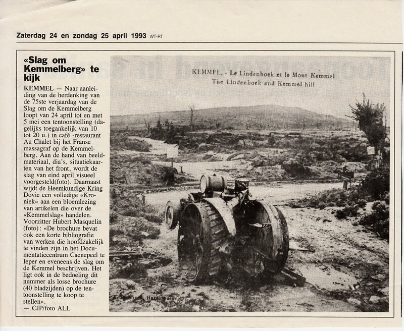 Slag om de Kemmelberg 1918 - expo