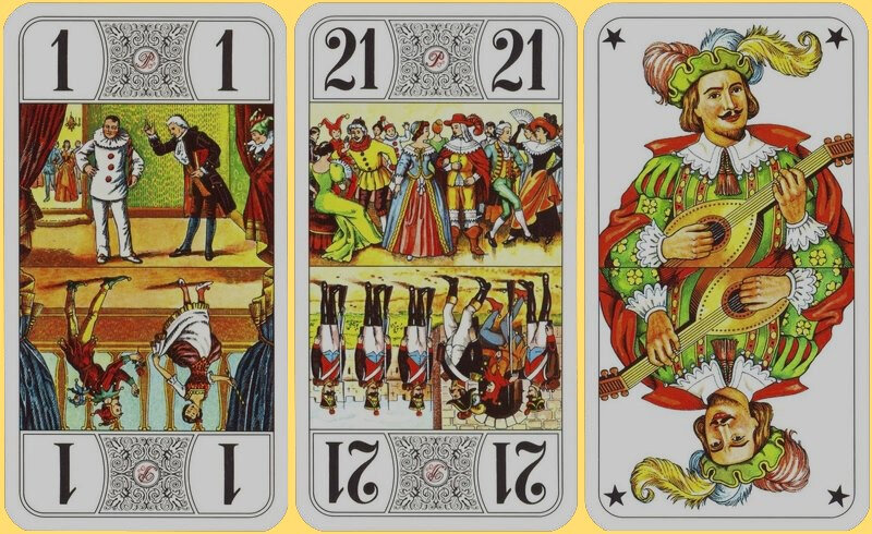 Jeu de Tarot Trio Bouts