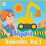 La pochette de l’album « Blippi véhicules, vol. 1 »