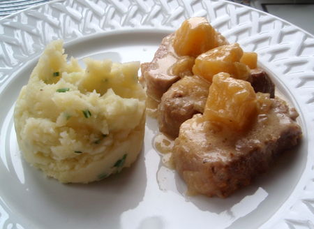 Filet mignon de porc à l’ananas recettes plats Mignons de porc au miel à lorientale