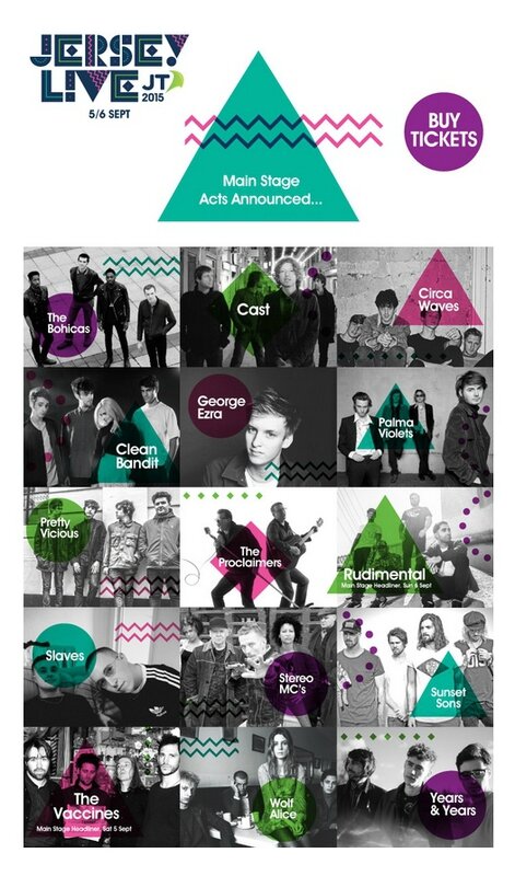 Jersey Live Festival 2015 line-up