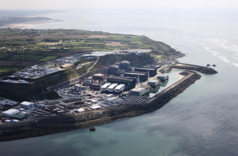 centrale nucléaire EPR site Flamanville Manche EDF photo